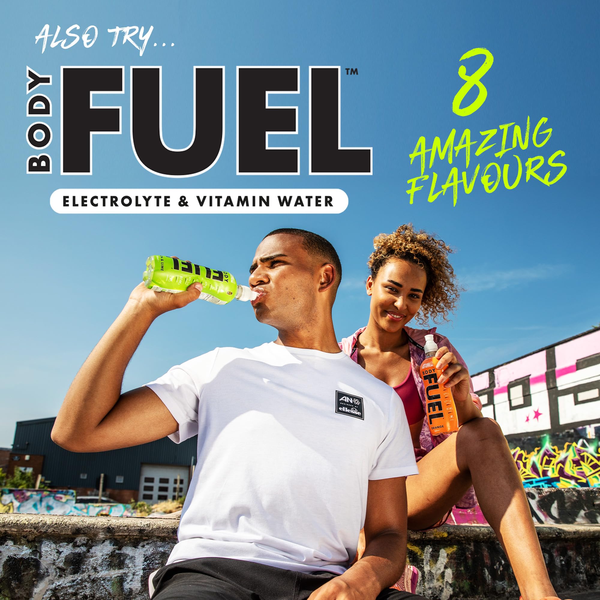 Applied Nutrition Body Fuel Energy Shots - 12 Pack (60ml Each) - Blue Raspberry Flavor - Boost Energy & Focus for Workouts, Study & Long Days