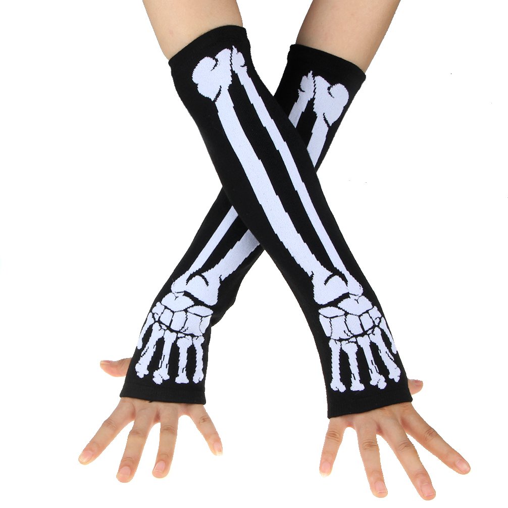 ECOSCO Hand Arm Warmers - Stretchy Fingerless Gloves for Women & Men | Winter Fashion Accessories for Outdoor Activities, Yoga, and Cold Weather