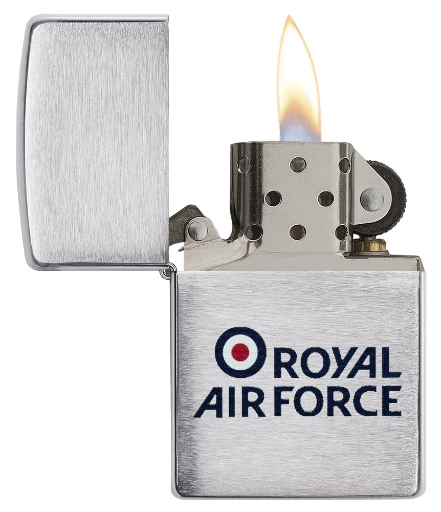 Zippo Windproof Pocket Lighter - Brushed Chrome Finish, Refillable & Durable Metal Lighter for Outdoor Camping, Hiking, BBQ & Everyday Carry (One Size)