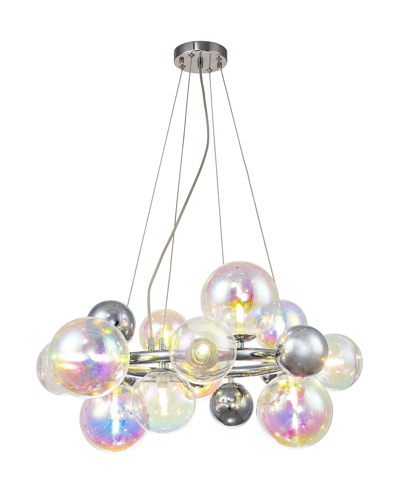 Polished Chrome & Iridescent