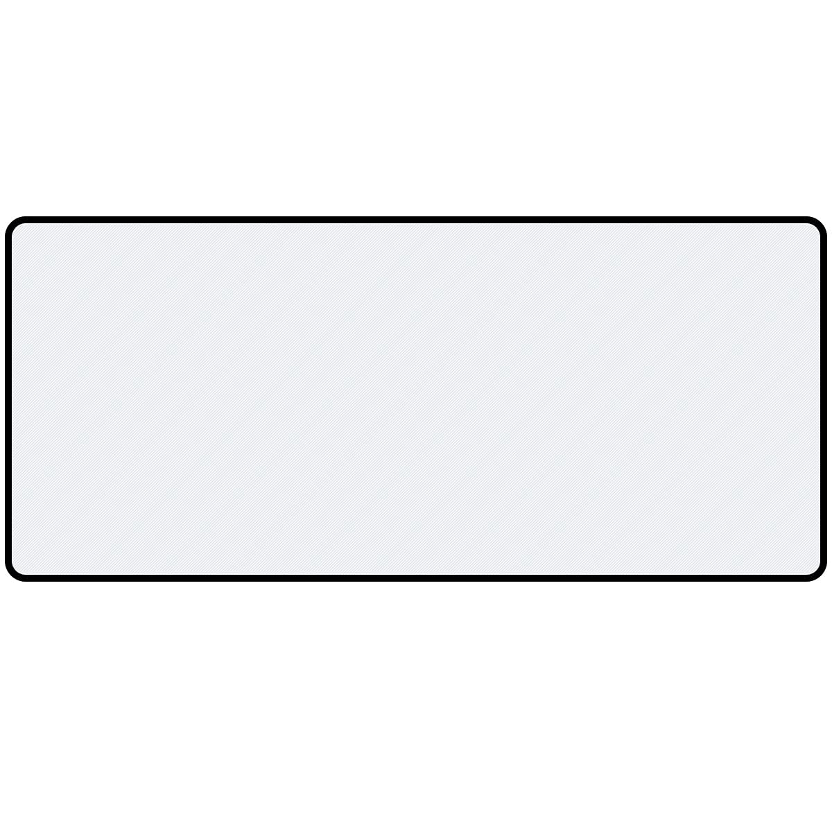 Qisan Large Gaming Mouse Pad - 35.43x15.74x0.15 Inch Extended Mouse Mat with Stitched Edges, Non-Slip Rubber Base | Thick Foldable Desk Pad for PC, Laptop & Office Use | Perfect for Gamers, Programmers & Graphic Designers - White