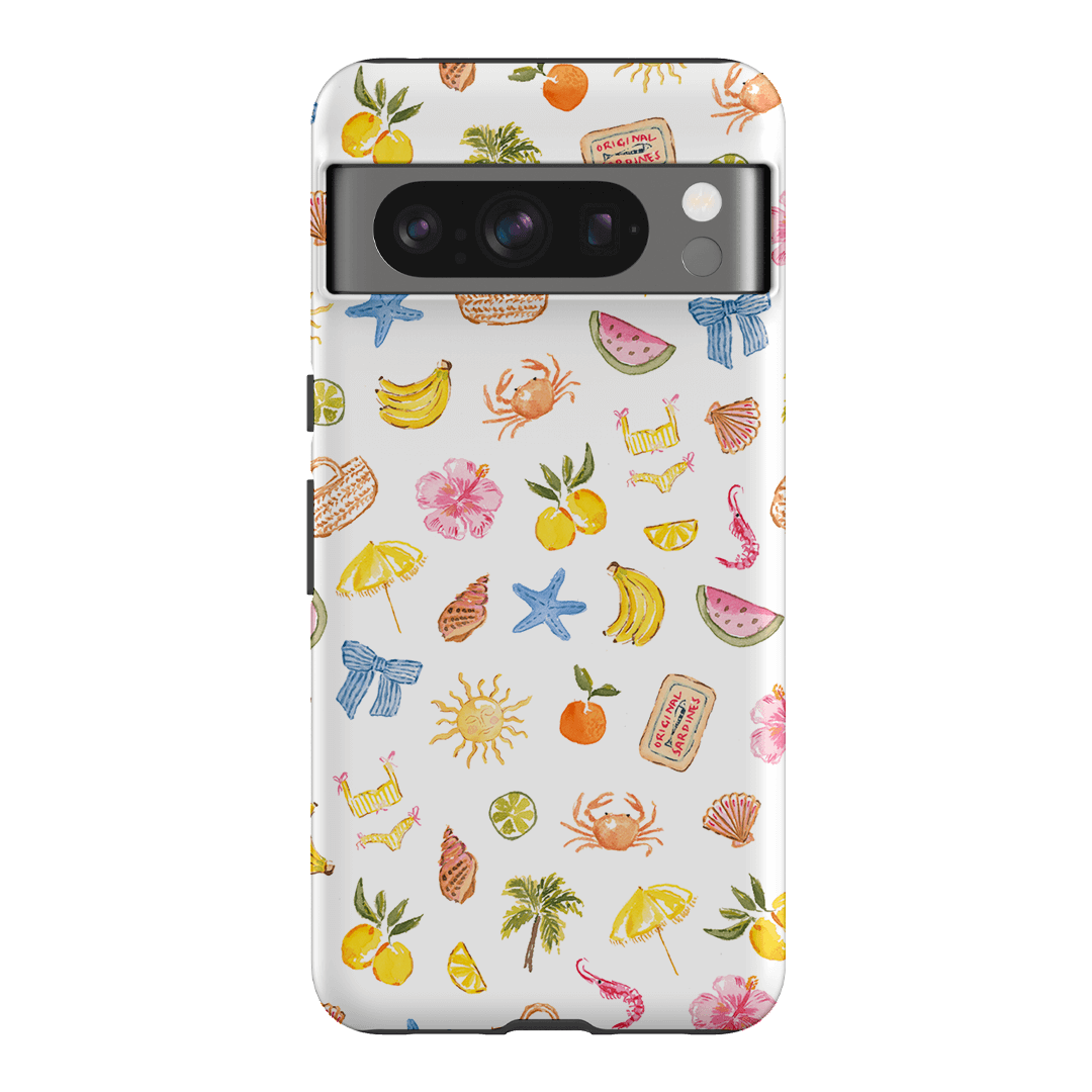 Summer Icons Phone Case - Trendy & Durable iPhone Cover for Summer Vibes - Perfect for Beach, Pool & Outdoor Adventures