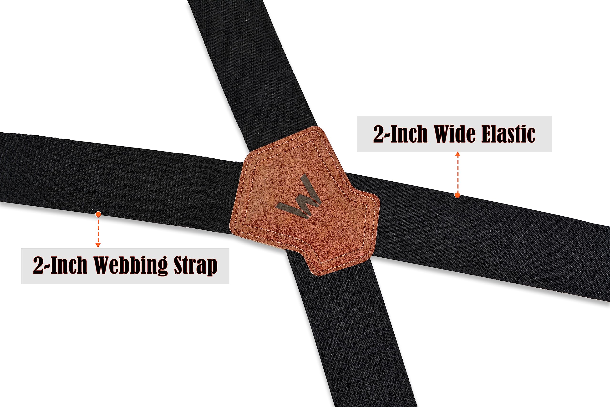 WELKINLAND Lightweight Work Suspenders for Men - 2