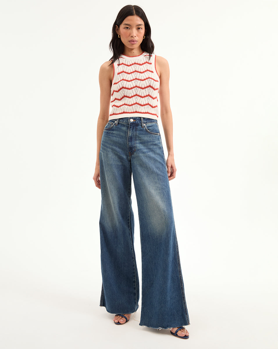 Kasey Women's Mid Rise Wide Leg Jeans - Comfortable Stretch Denim Pants for Casual Wear & Everyday Outfits