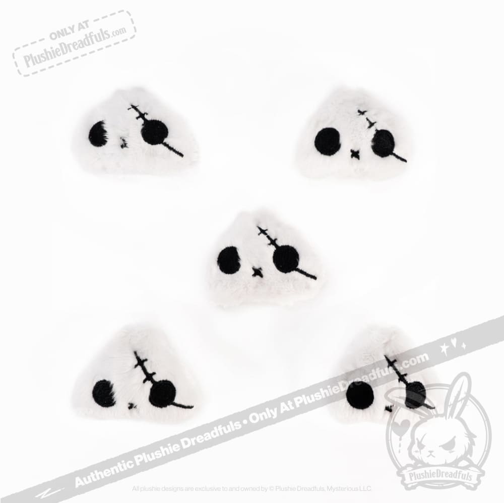 Skelly Bun Mini Plushies - Cute DIY Stuffed Animal Toys for Crafting, Gifts & Home Decor | Kawaii Skeleton Bunny Plush for Desk, Bedroom & Car Accessories