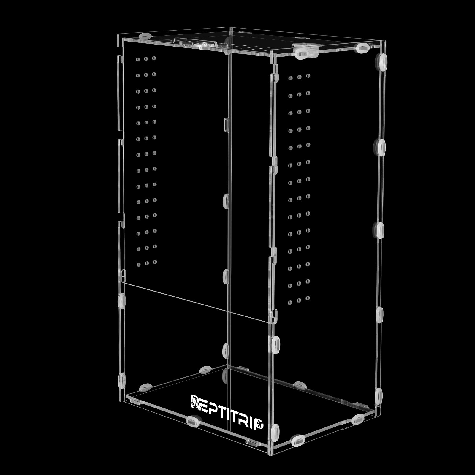 Premium Acrylic Spider Terrarium 6x8x14 - Ideal Enclosure for Jumping Spiders, Tarantula Larvae & Insects - Perfect for Pet Arthropod Habitat, Breeding & Observation - Great for Home, Classroom or Office Display