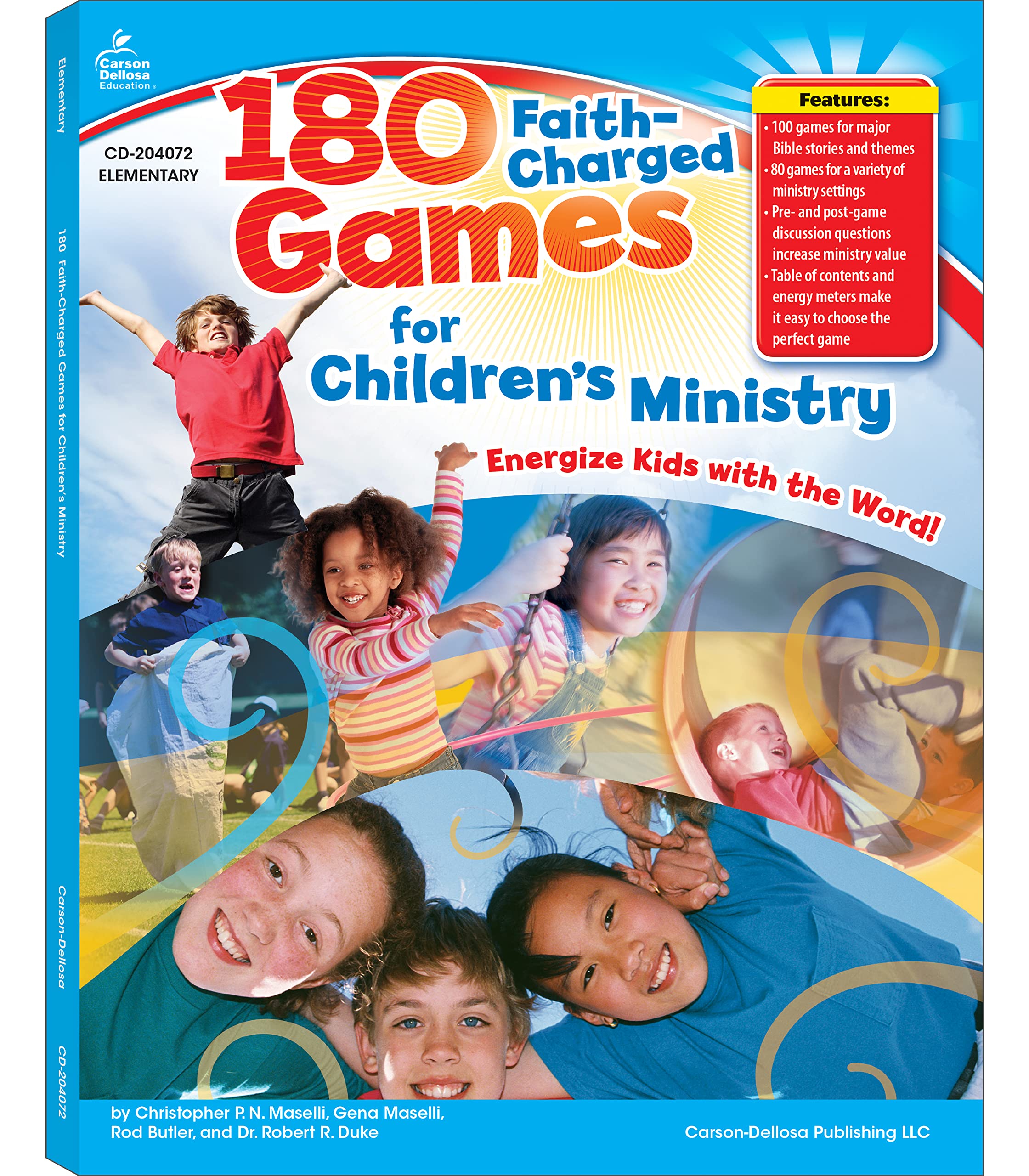 Faith-Based Bible Activity Book for Kids - 180 Bible Games, 100 Biblical Stories & 80 Sunday School Crafts | Christian Trivia, Team Building & Outdoor Activities | Perfect for Sunday School, Homeschool & Family Devotions