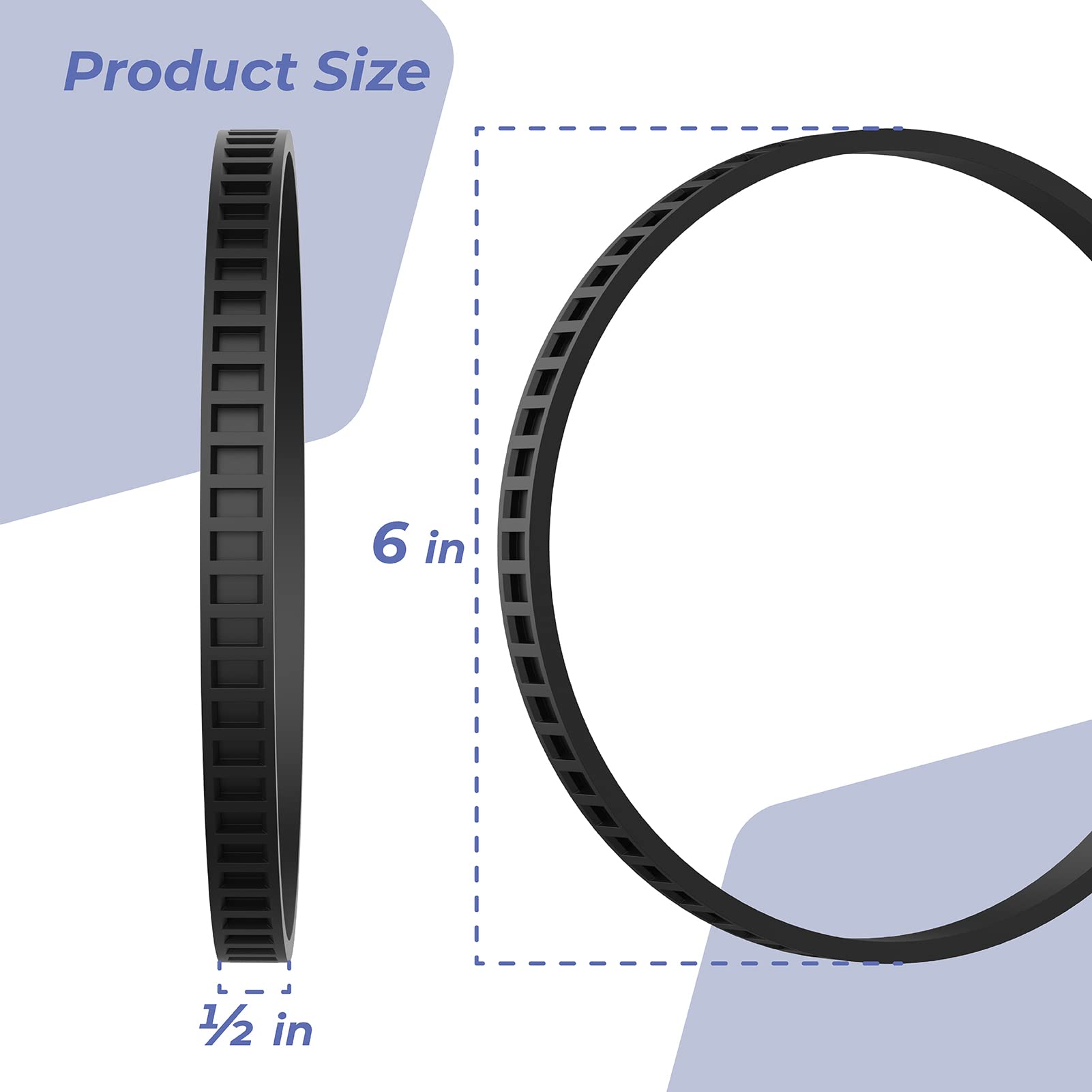 Replacement Rubber Tires for Dewalt DWM120 Bandsaw - 4 Pack for Woodworking & DIY Projects
