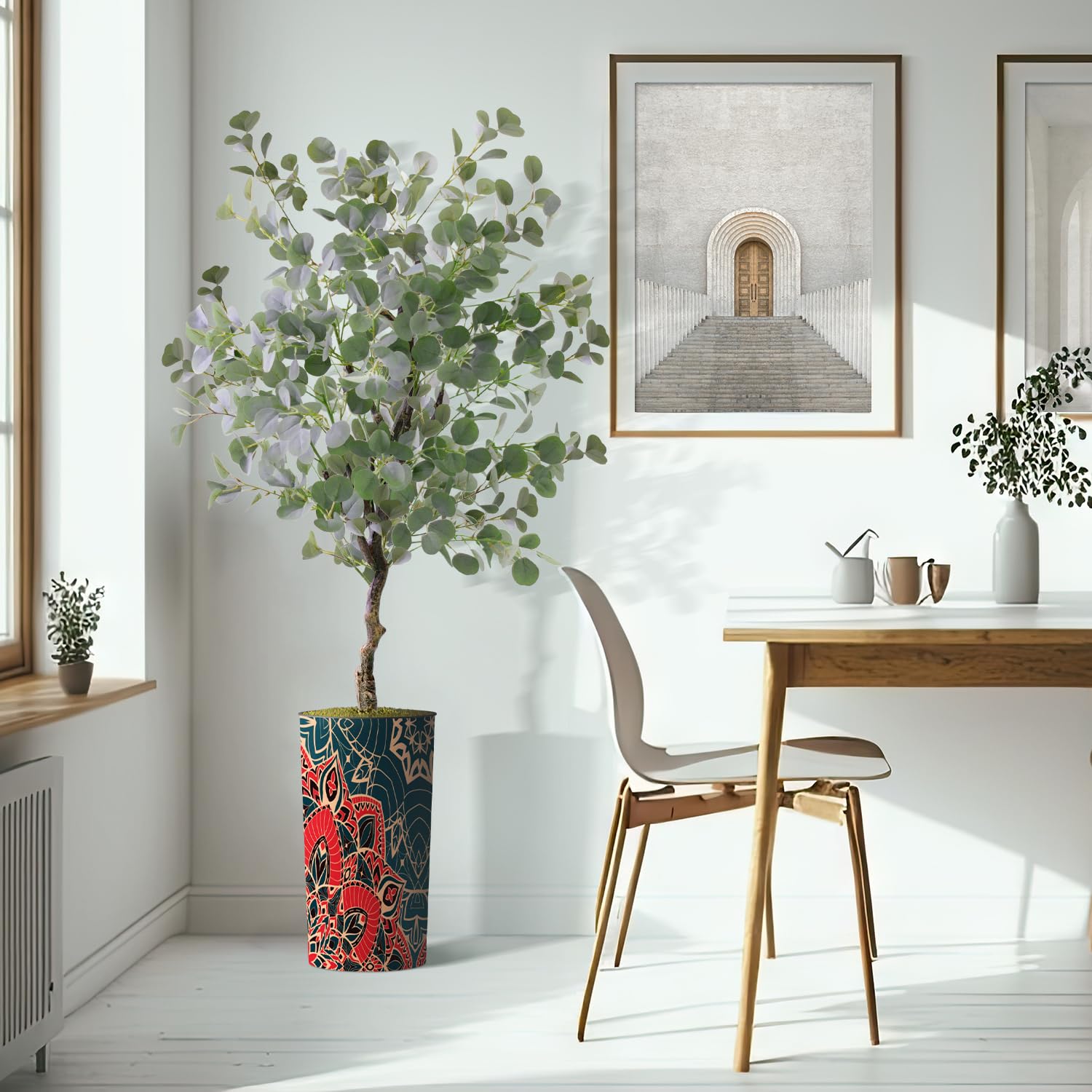 Modern Mandala Pattern Planter with 66