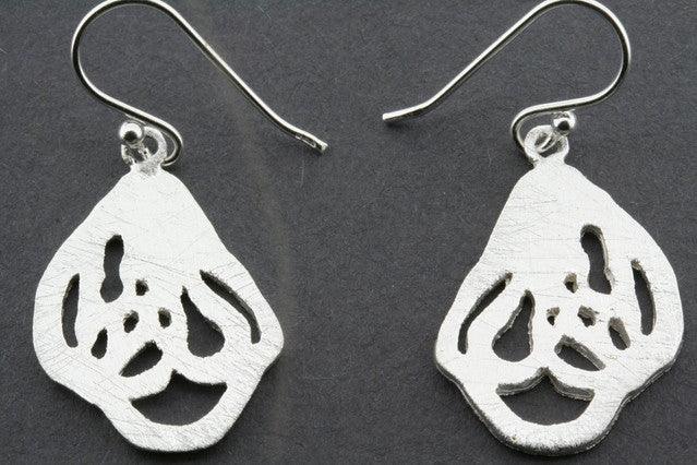 Elegant Foiled Swirl Earrings for Women - Trendy Gold & Silver Dangle Earrings - Perfect for Parties, Weddings & Everyday Wear