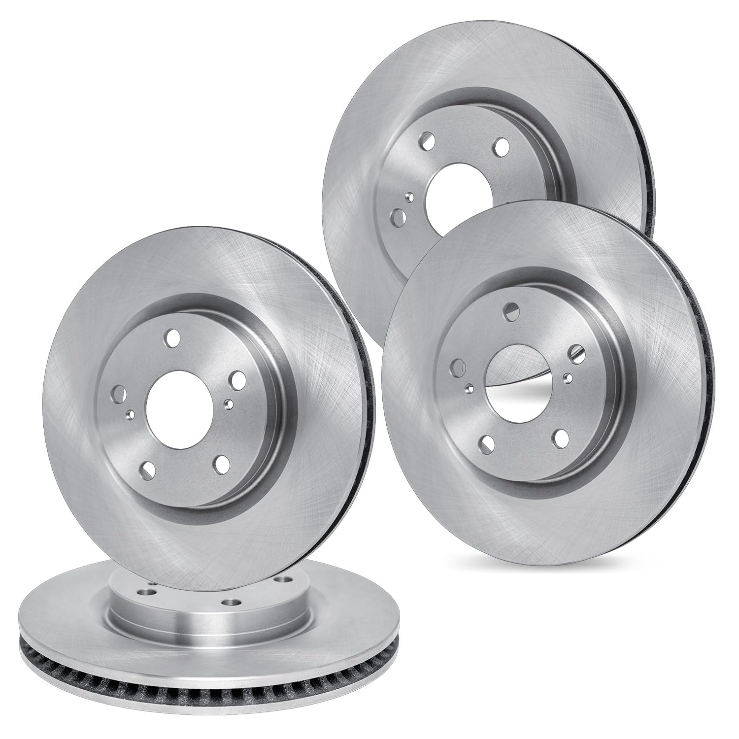 R1 Concepts eLINE Series Front & Rear Brake Rotors for 2006-2012 Mercedes-Benz ML320 ML350 ML450 ML500 R320 R350 R500 - High Performance Braking for SUVs & Luxury Vehicles