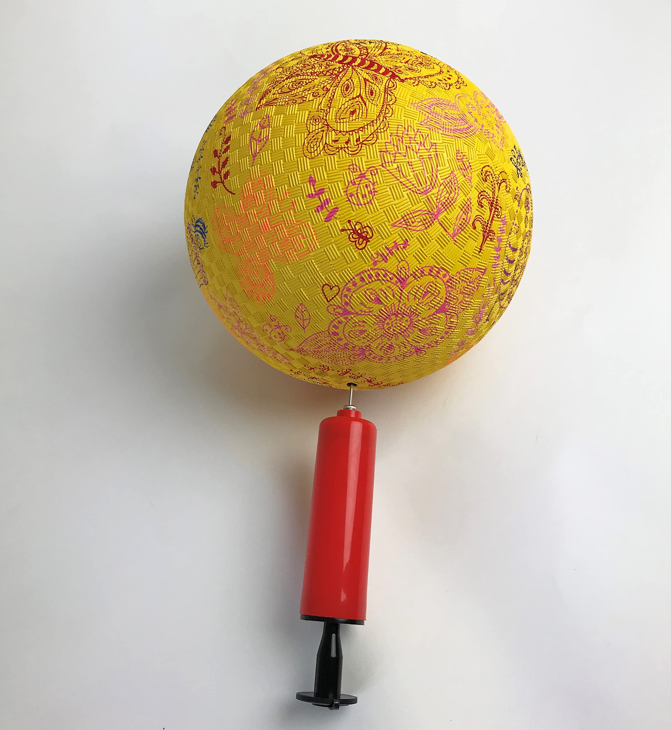 Handi Life Sport Butterfly Bell Ball - Lightweight Audible Soccer Ball with Inflatable Rubber & Tactile Grip - Size 5 for Therapy, Recreation & Adaptive Sports - Perfect for Visually Impaired Athletes, Sensory Play & Special Needs Activities