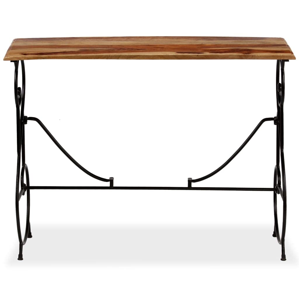 Solid Sheesham Wood Console Table - 39.4