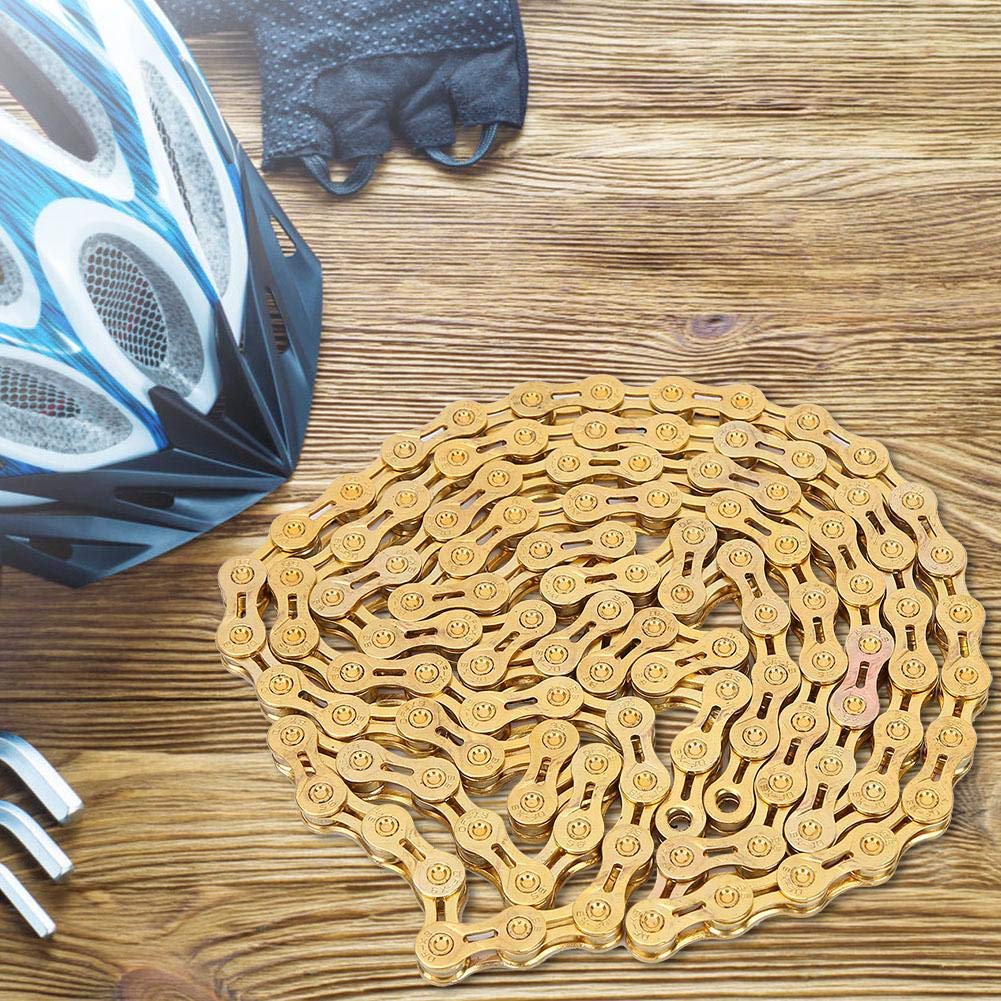 Premium Demeras Alloy Bicycle Chain - 116 Links 9-Speed Replacement Bike Chain for Mountain Bikes | Durable & Smooth Shifting | Perfect for Trail Riding, Commuting & Road Cycling