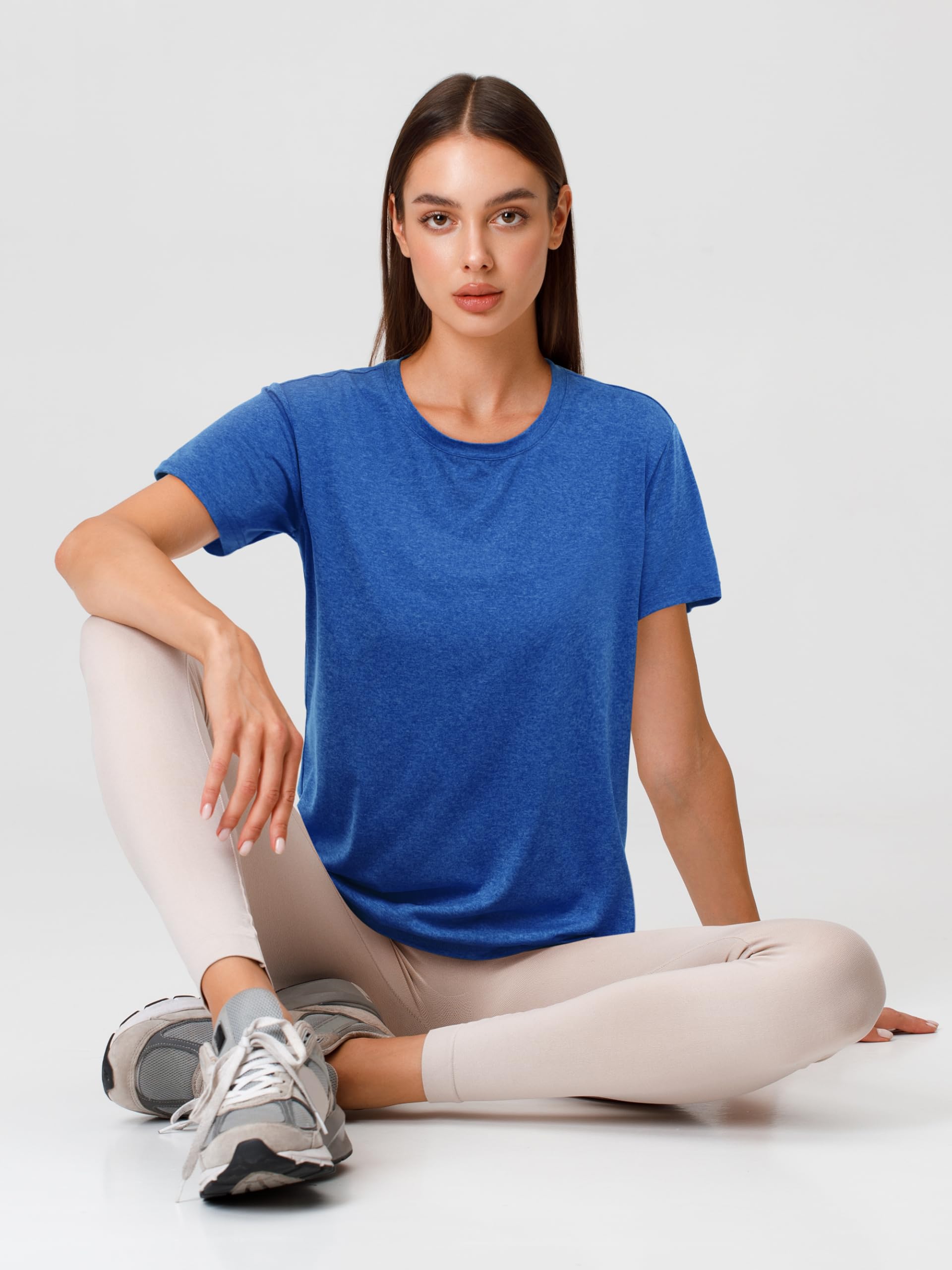 URATOT Women's Short Sleeve Moisture Wicking Athletic T-Shirt - Breathable Quick Dry Workout Top for Gym, Running & Yoga - Lightweight Summer Fitness Shirt for Active Women