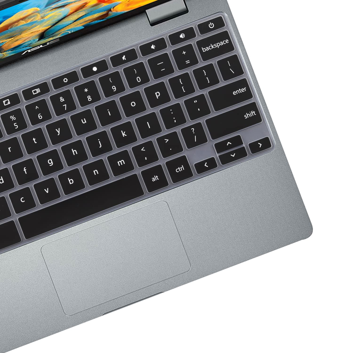 2 Pack Keyboard Cover for ASUS Chromebook C203XA C425 C403 C223 C214 C213 C204 C202 & CX1 CX1100 CX1101 CX1400 (2020-2022, 11.6