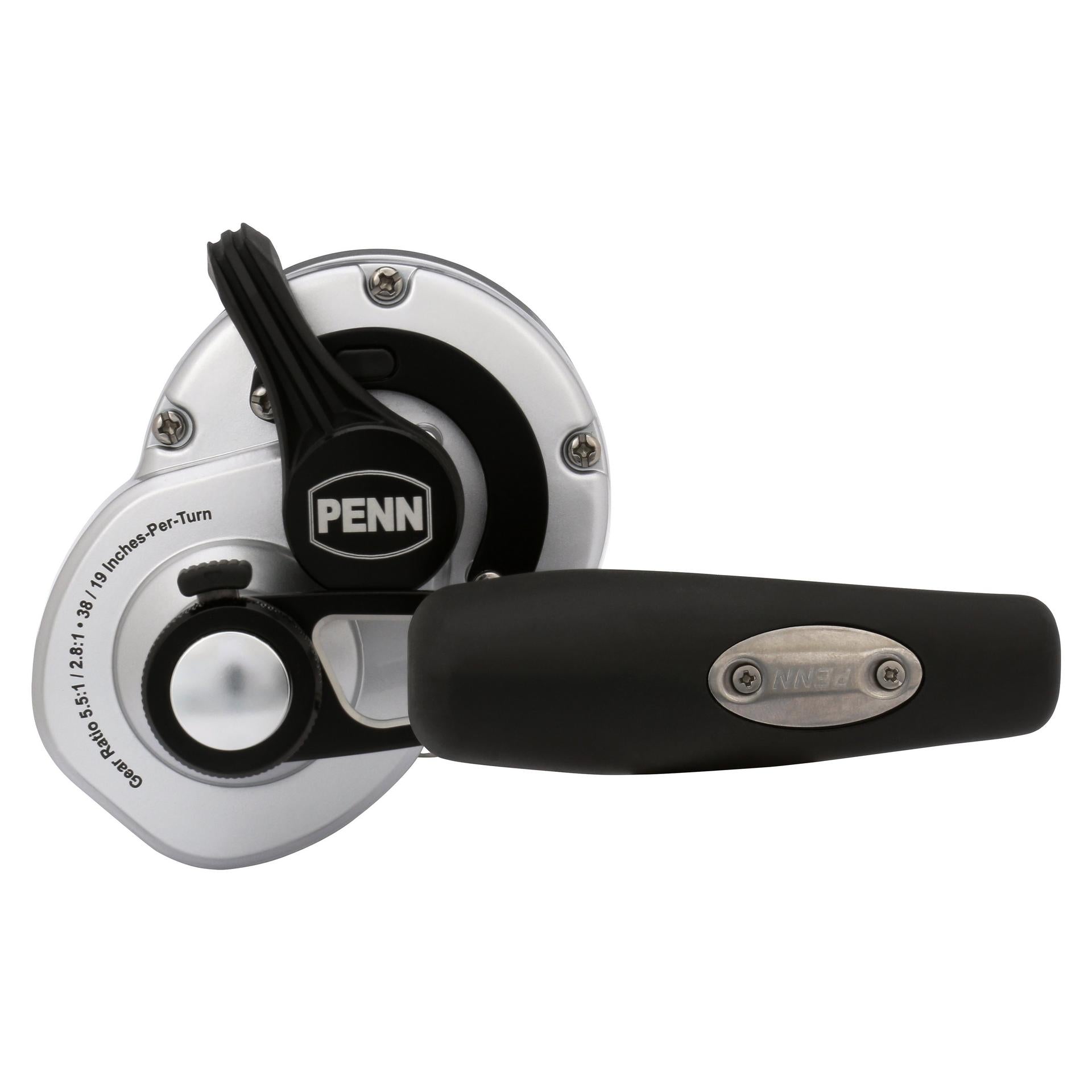 PENN Fathom™ II Lever Drag 2-Speed Conventional Fishing Reel - Saltwater & Offshore Angling, Big Game Fishing Gear for Tuna, Marlin, and Deep Sea Fishing