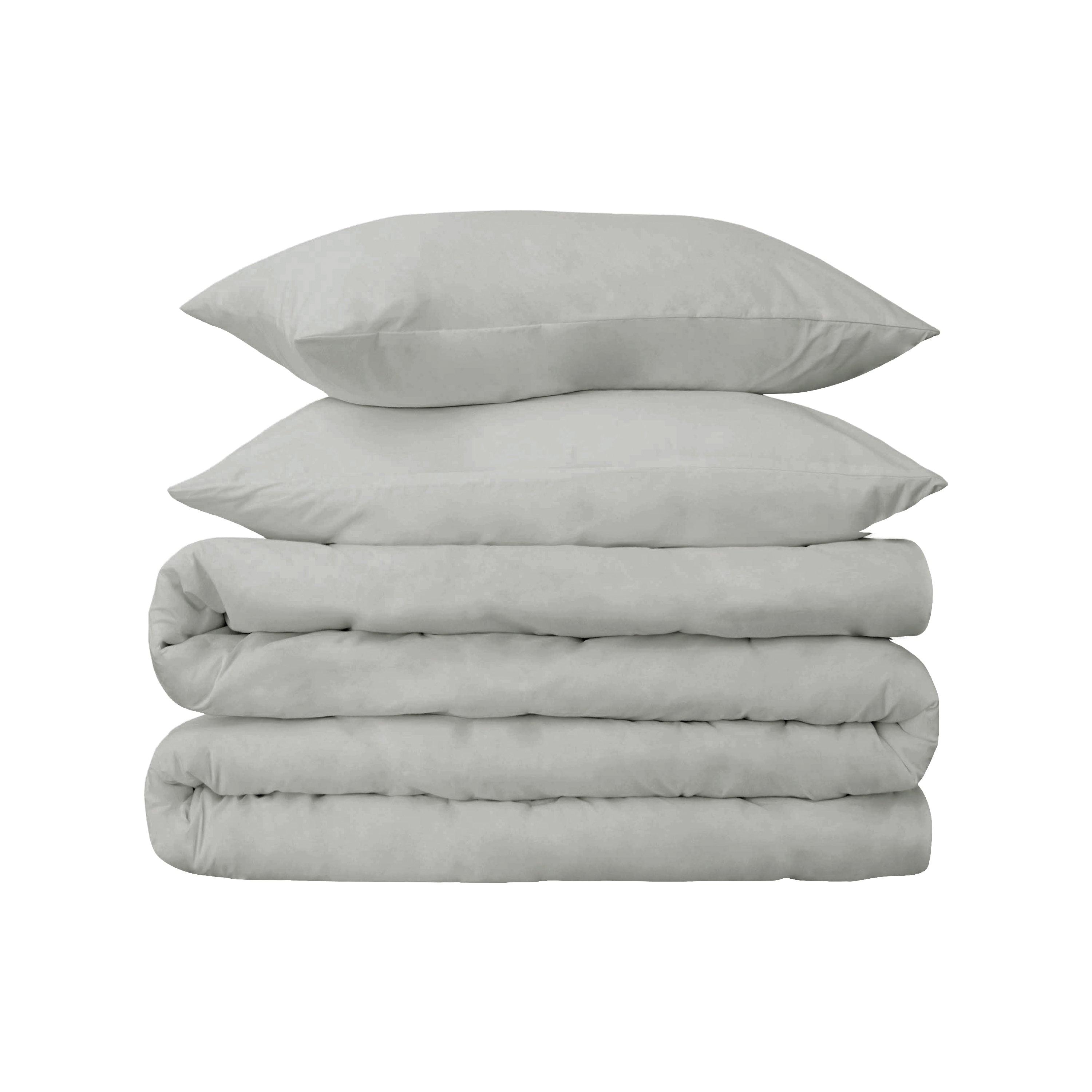 Premium Egyptian Cotton 530 Thread Count Duvet Cover Set - Ultra Soft & Breathable Bedding for Luxury Hotels & Master Bedrooms