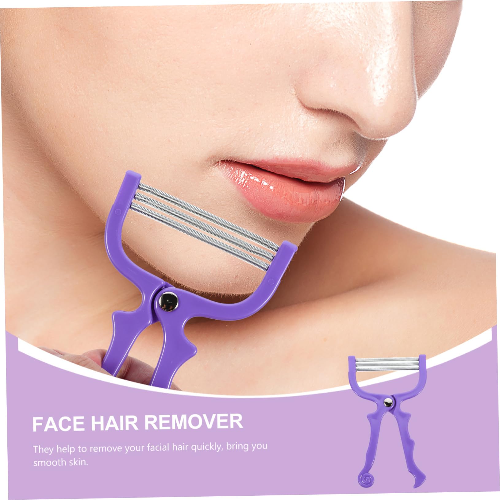 Spring Facial Hair Removal Tool for Women - Manual Hair Threader, Long-Lasting Results, No Harsh Chemicals (Random Color) | Perfect for Eyebrow Shaping & Upper Lip Hair Removal