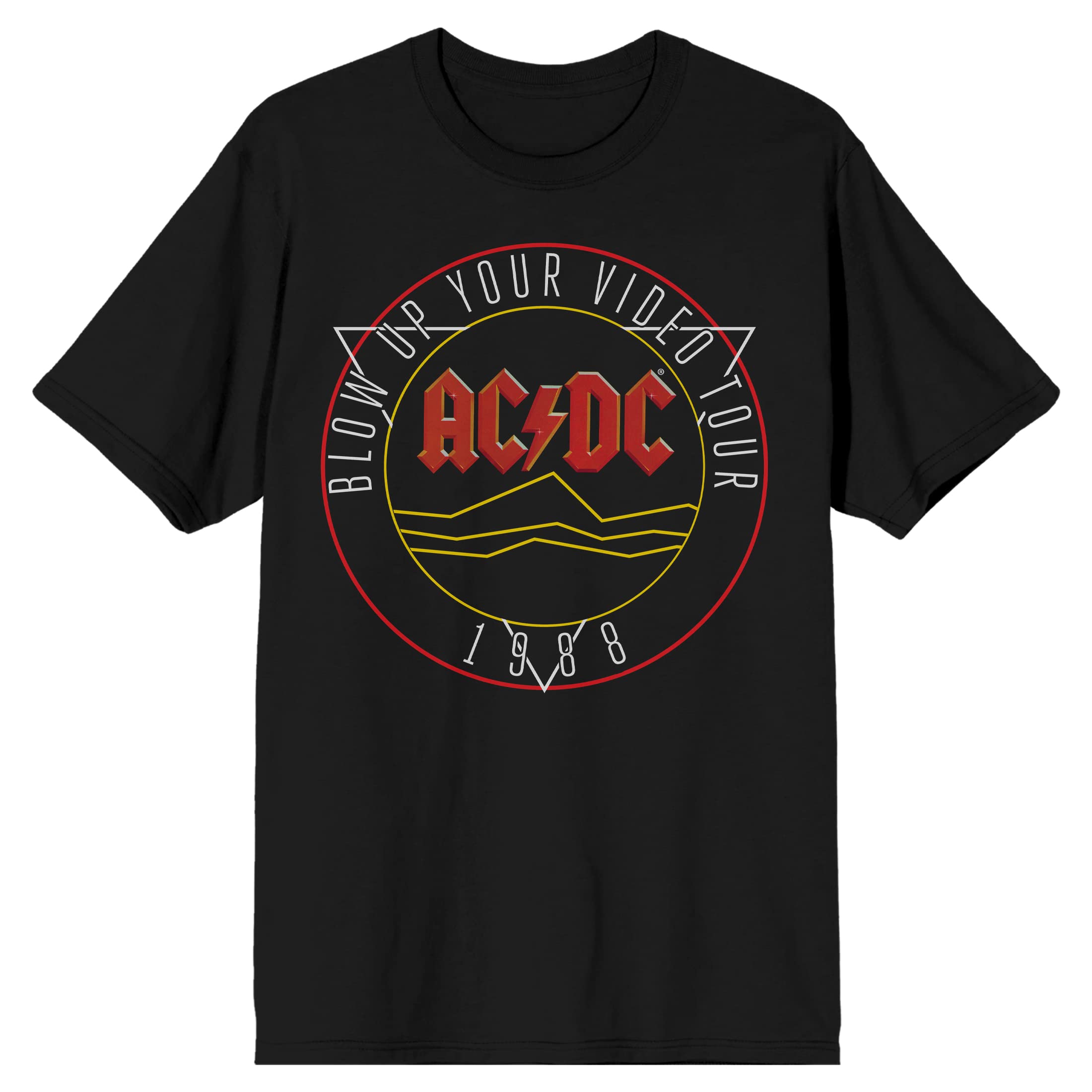 ACDC Blow Up Your Video Men's Black Band T-Shirt | Vintage Rock Tee for Concerts & Casual Wear