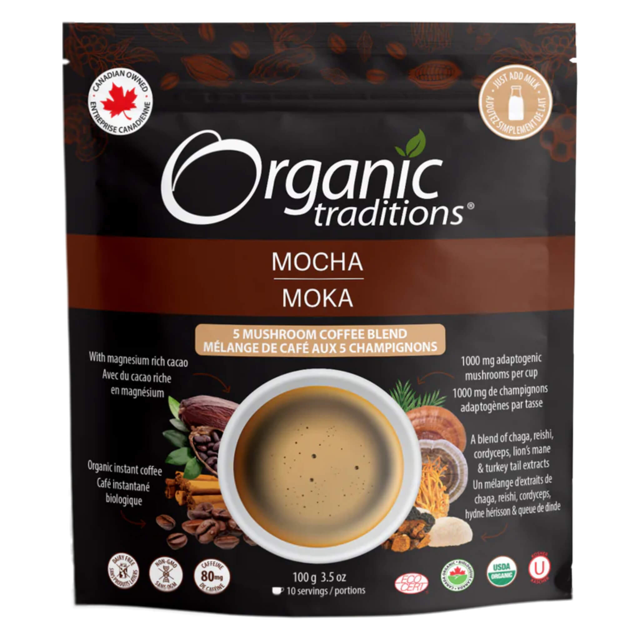 Premium Mocha Coffee Beans - Rich & Smooth Flavor for Espresso & Drip Brewing | Perfect for Home, Office & Cafes