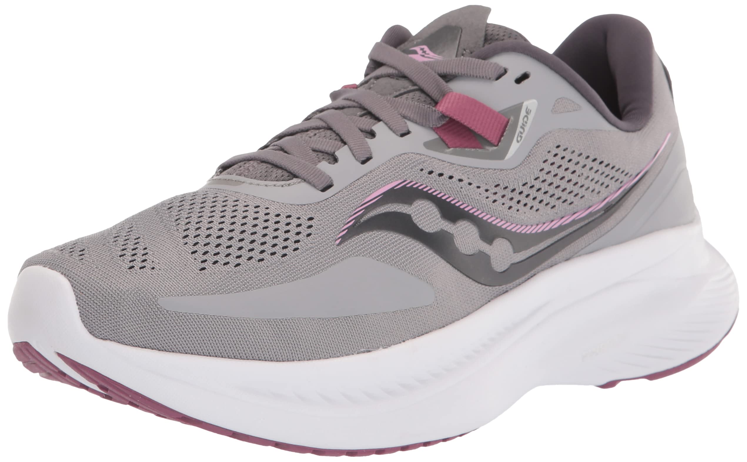 Saucony Women's Guide 15 Running Shoes - Lightweight Stability Sneakers for Women with Arch Support | Perfect for Road Running, Jogging & Gym Workouts