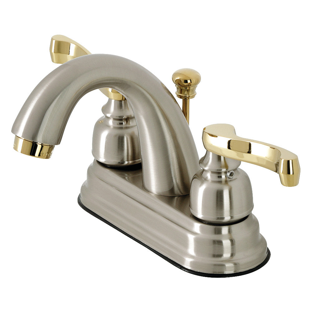 Kingston Brass KB5619FL 4 Inch Centerset Bathroom Faucet - Modern Water-Saving Design for Vanity Sink, Perfect for Home & Hotel Bathroom Renovation