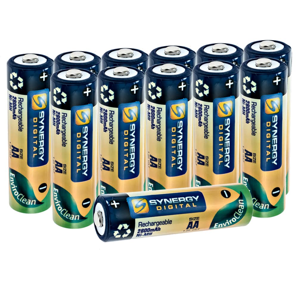 Synergy Digital Rechargeable AA Batteries for AT&T CLP99586 Cordless Phone - 3-Pack Ni-MH 2800mAh Ultra High Capacity Batteries (SB201) - Perfect for Home, Office & Long-Lasting Cordless Phone Use