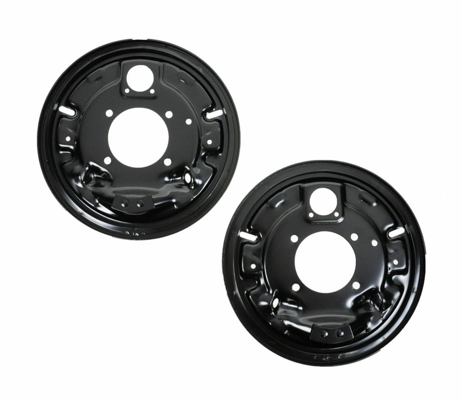 High-Quality Replacement Rear Brake Backing Plates Pair for Chevy C/K Pickup, Suburban & Ford Van - Durable Auto Parts for Smooth Braking Performance | Perfect for Off-Roading, Towing & Daily Commuting