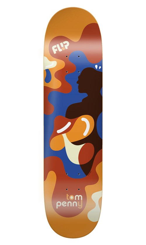 Flip Kaja Tom Penny Pro Skateboard Deck 8.25 Inch - Perfect for Street Skating and Tricks