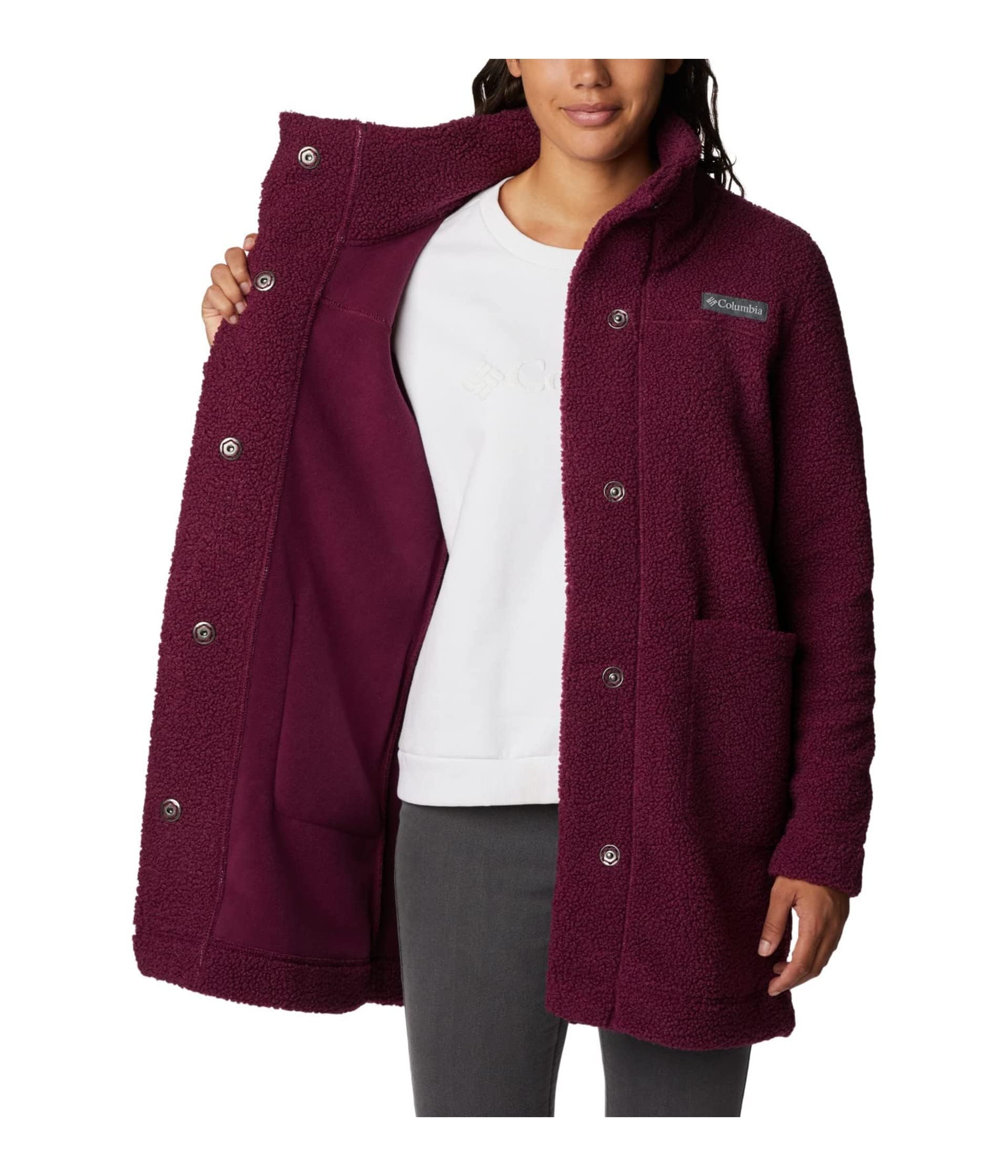 Columbia Women's Panorama Long Jacket - Waterproof Windbreaker with Omni-Tech Shell for Hiking, Camping & Outdoor Adventures