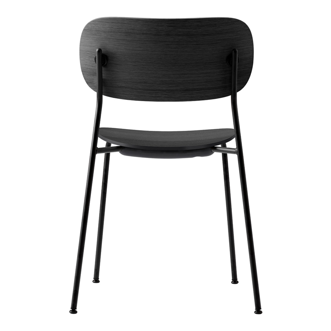 Modern Stackable Dining Chairs - Set of 4, Sturdy Metal Frame & Comfortable Seat - Perfect for Kitchen, Dining Room, Restaurant or Outdoor Patio Use