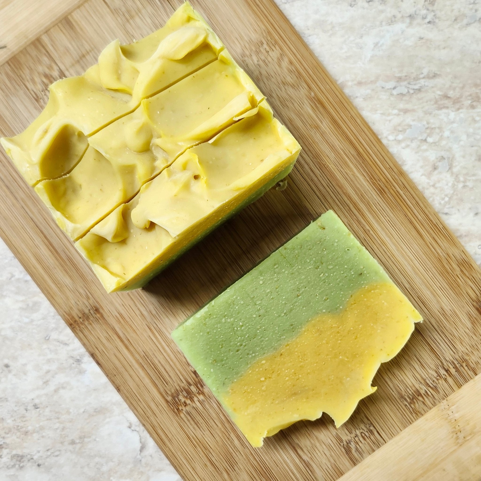 Organic Lemongrass & Basil Handmade Goat Milk Soap - Natural Moisturizing Bar for Sensitive Skin, Eco-Friendly Bath & Body Care, Perfect for Gifts, Spa & Daily Use