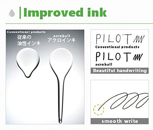Pilot Acroball Retractable Ballpoint Pens - 0.5mm Extra Fine Point, Blue Ink, Comfort Rubber Grip (5-Pack) - Perfect for Office, School, Note Taking & Gift Giving with Bonus Sticky Notes