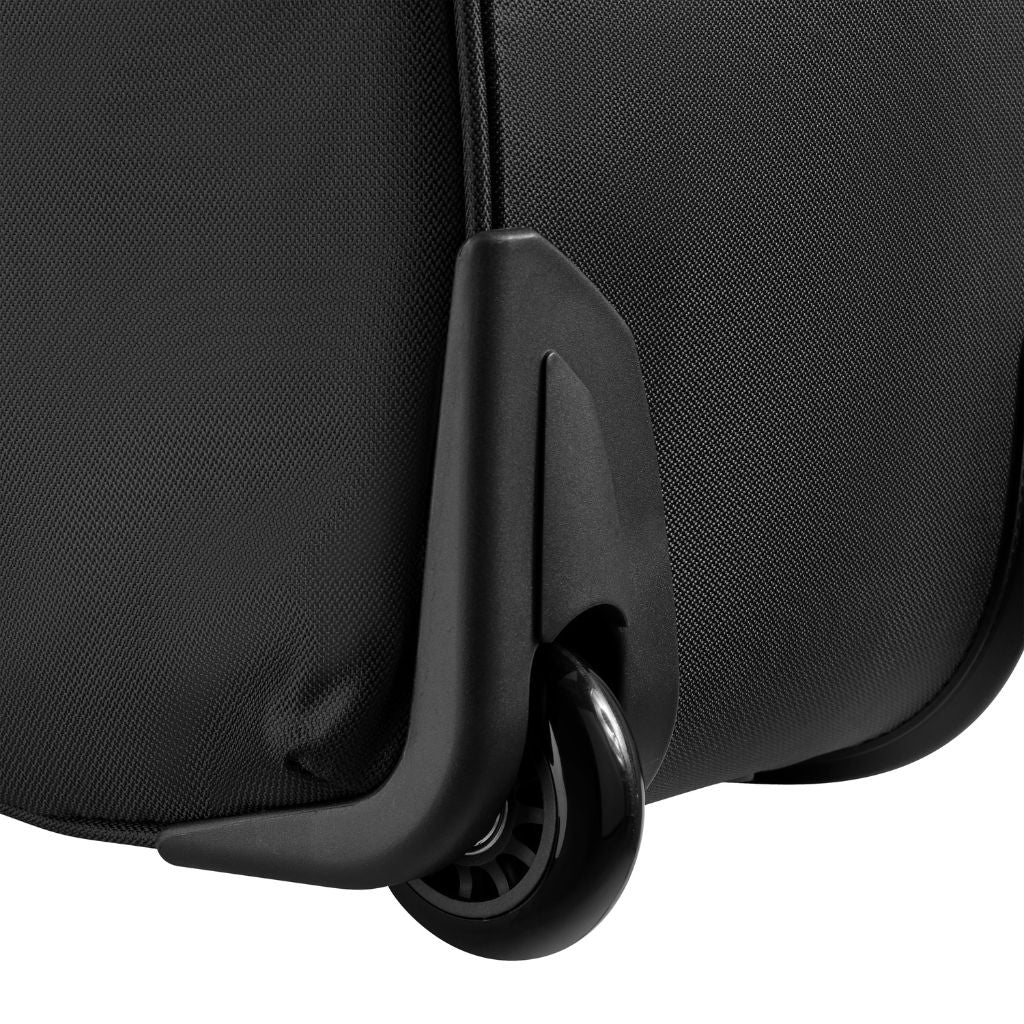Jeep 83cm Duel Wheel Lightweight Large Duffle Bag - Black | Water-Resistant Travel Duffel for Gym, Camping & Weekend Getaways