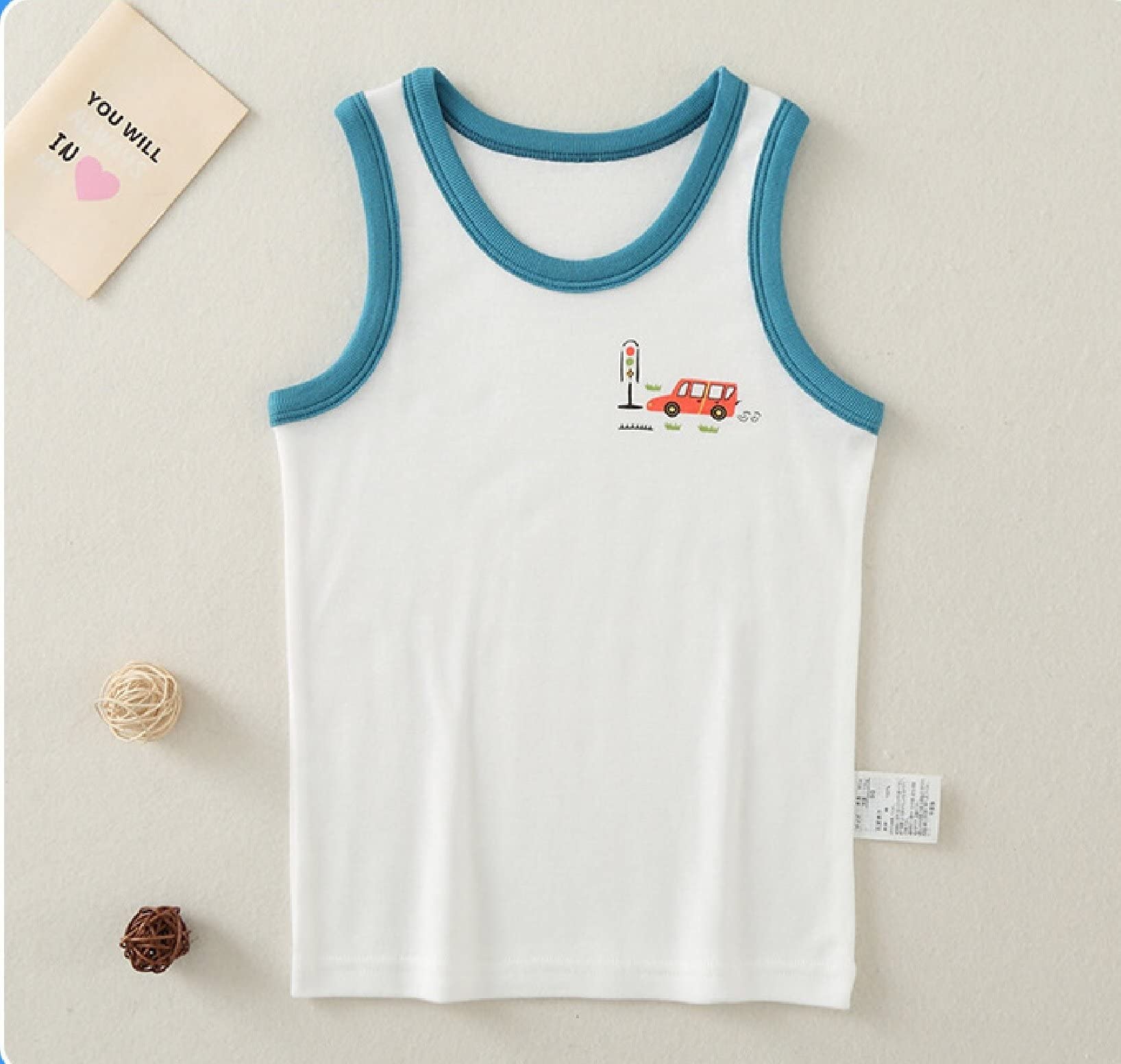3-Pack Boys' Sleeveless Tank Tops for Toddlers - Soft Cotton Summer T-Shirts for Playtime, Beach & Outdoor Activities