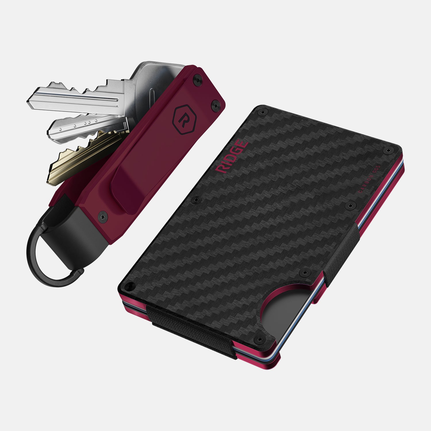 Premium Oxblood Carbon Fiber Daily Driver Kit - Stylish & Durable Car Accessories for Commuting & Road Trips
