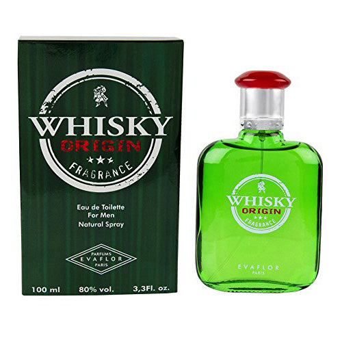 Evaflor Whisky Original 100ml Eau de Toilette for Men - Fresh Woody Fragrance, Long Lasting Cologne, Perfect for Daily Wear, Office & Date Nights