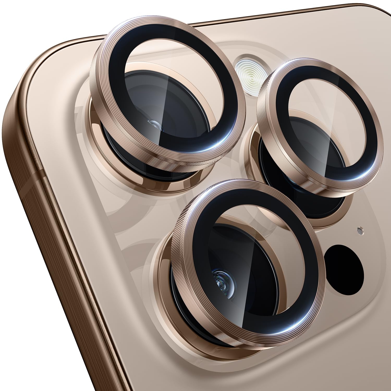 WSKEN Camera Lens Protector for iPhone 16 Pro/Pro Max & iPhone 15 Pro/Pro Max - Shatterproof Ultra HD Tempered Glass Cover | Original Shooting Model | Perfect for Outdoor Photography & Travel Protection