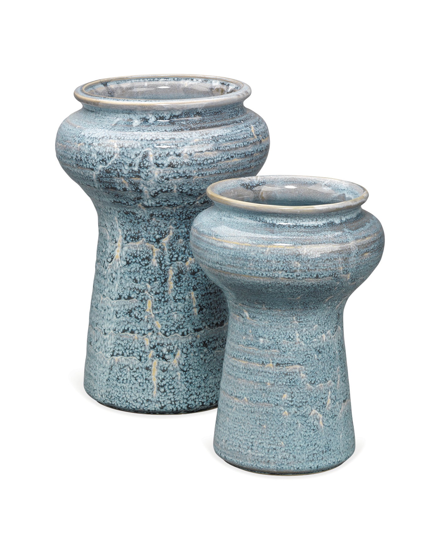 Premium Snorkel Vases Set of 2 - Glass Flower Vases for Home Decor, Wedding Centerpieces & Tropical Beach Themed Parties - Perfect for Floral Arrangements and Coastal Style Interior Design