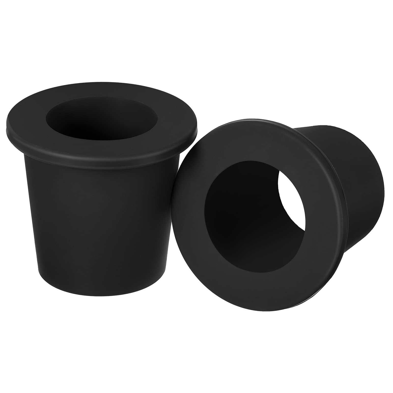 Outus Patio Table Umbrella Hole Ring - 4 Pack Black Umbrella Cone Wedge Plug & Stabilizer Sleeve for 2-2.5