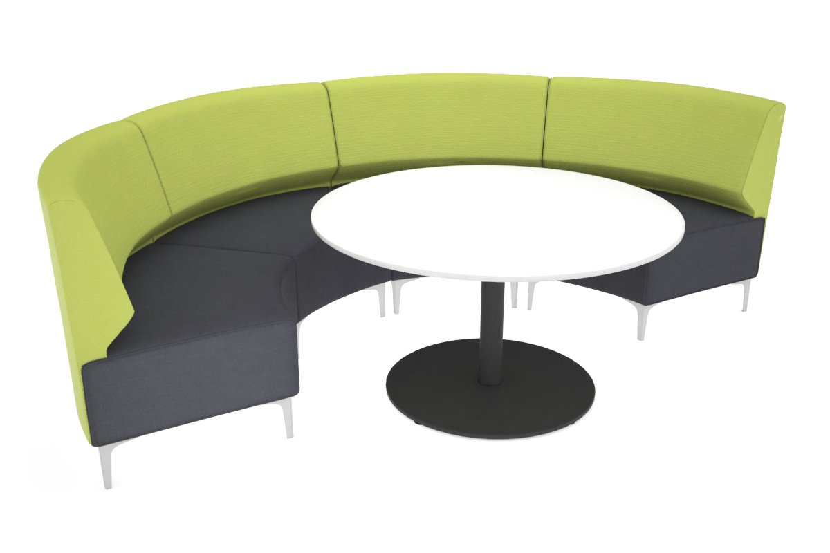 Mondo Half Circle Lounge Chair - Modern Accent Chair for Living Room, Bedroom, or Office - Perfect for Relaxing, Reading, and Lounging