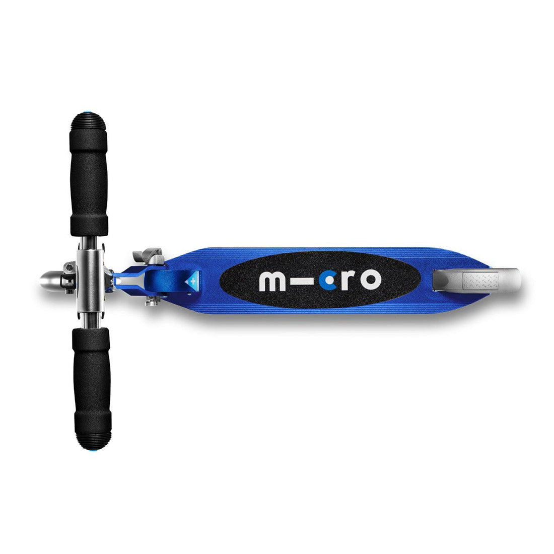 Micro Sprite Kids LED Scooter with Sapphire Blue Stripe - Light Up Electric Scooter for Boys & Girls Ages 6-12 - Perfect for Neighborhood Rides, Park Adventures & Outdoor Fun