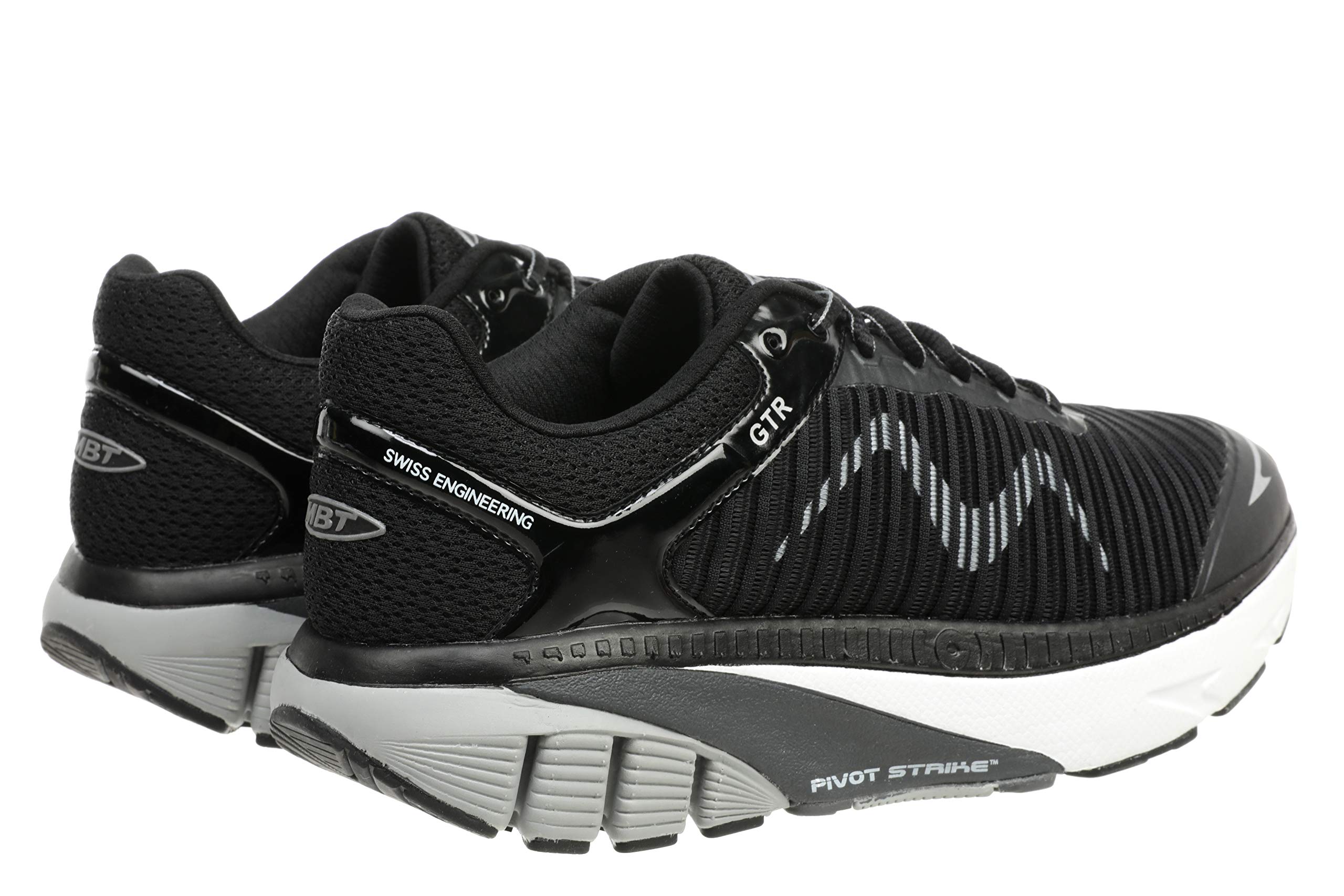 MBT GTR Black Men's Running Shoes Size 7.5 - Lightweight Athletic Sneakers for Jogging, Gym Workouts & Daily Walking