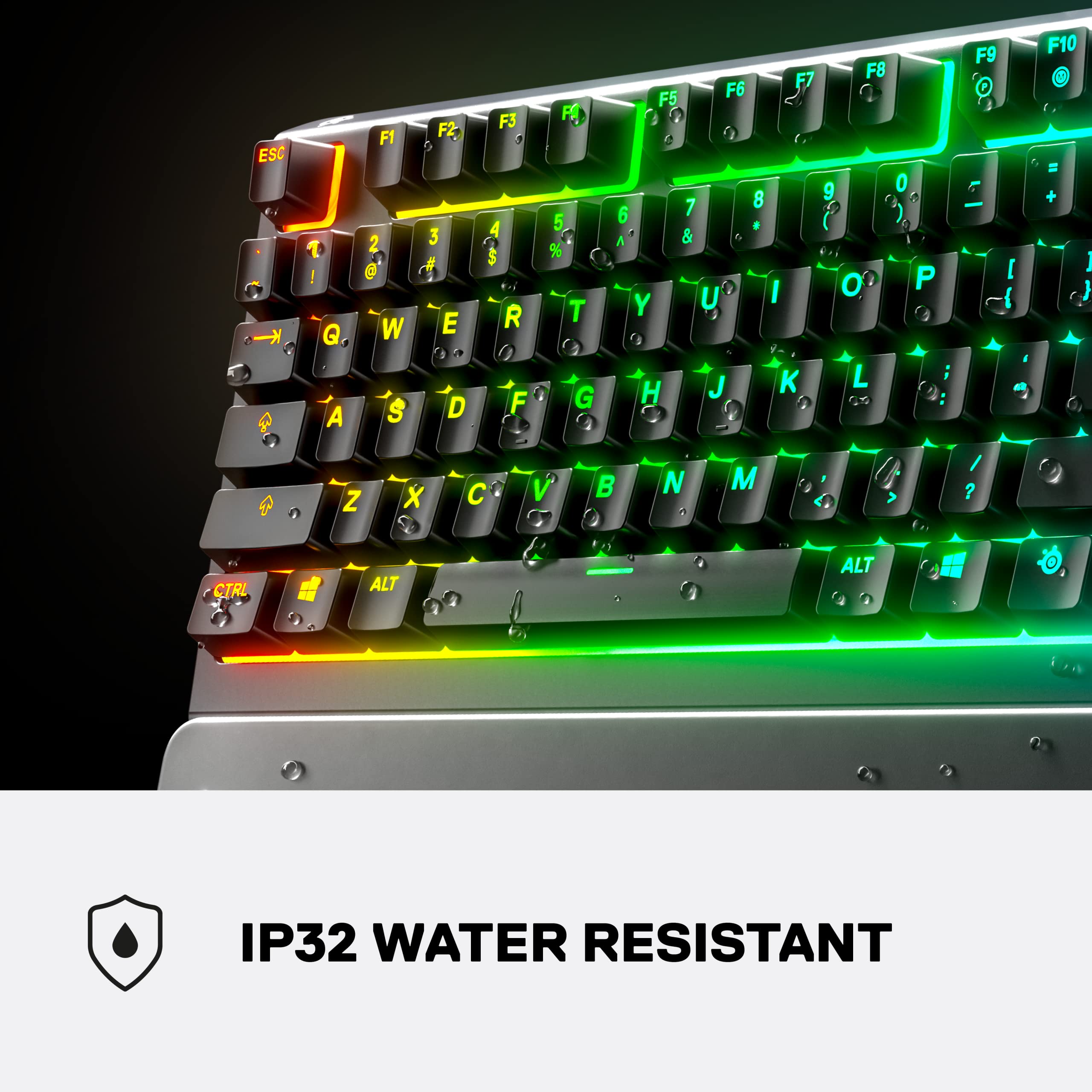 SteelSeries Apex 3 TKL RGB Mechanical Gaming Keyboard & Rival 3 Wired Gaming Mouse Combo - 8500 DPI, Customizable RGB Lighting for PC, PS5, Xbox - Perfect for FPS, MOBA, and Esports Gaming
