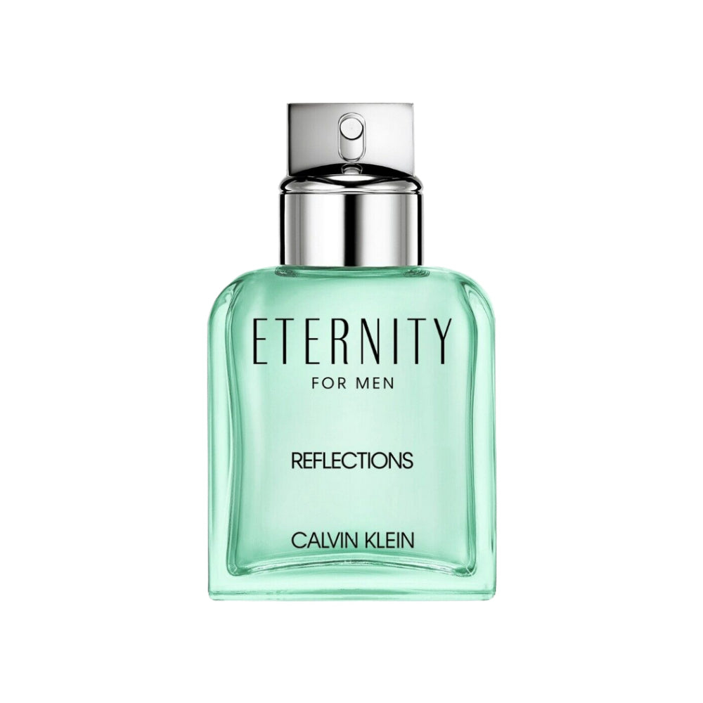 Eternity for Men Reflections Eau de Toilette Spray - 3.4 oz / 100ml Fresh Citrus Aromatic Cologne - Perfect for Date Night & Special Occasions