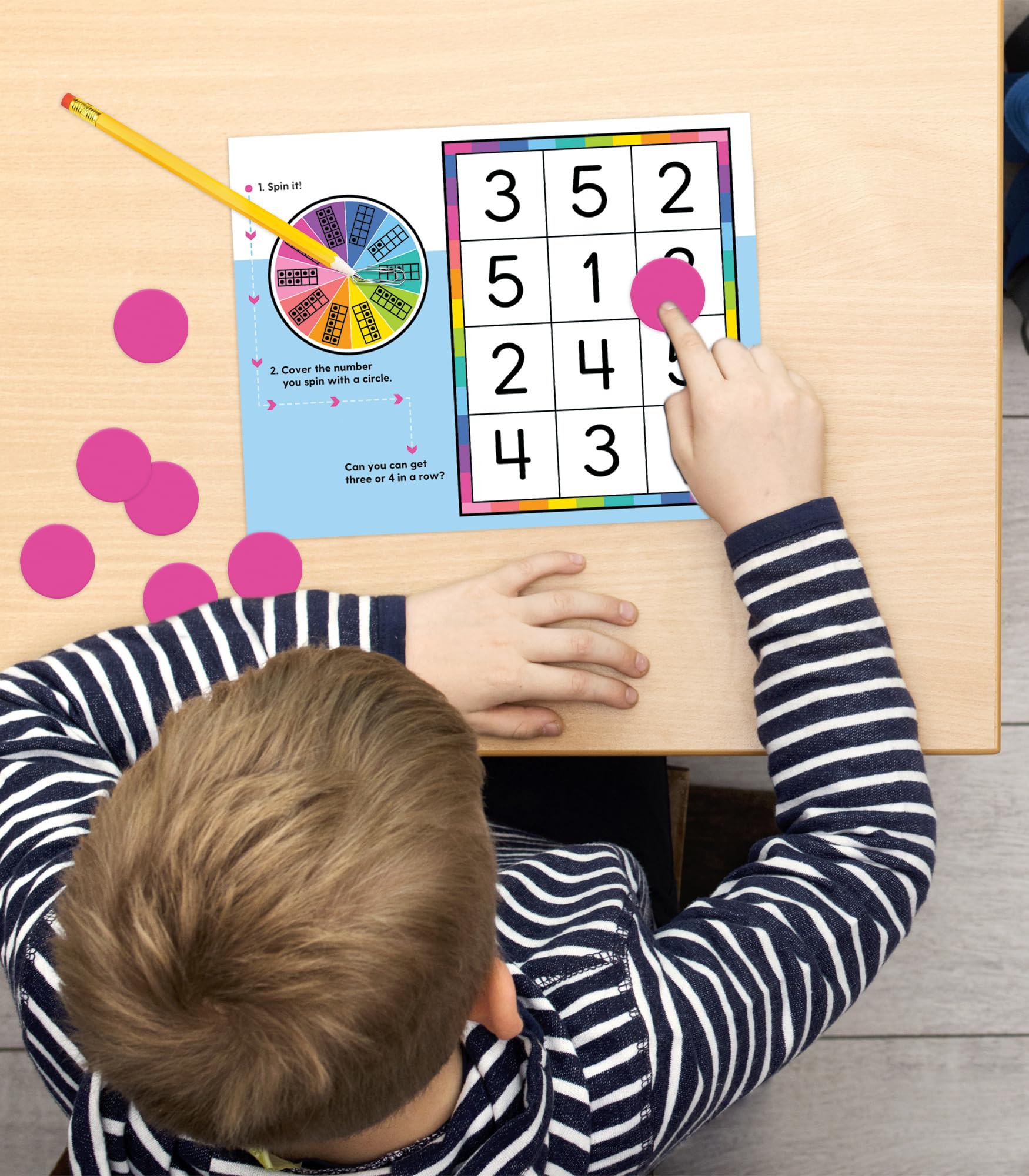 Carson Dellosa 22-Piece Ten Frame Edu-Clings Set - Dry Erase Math Mats, Silicone Addition & Subtraction Manipulatives - Place Value Learning Games for Kids - Perfect for Classroom & Homeschool Math Activities