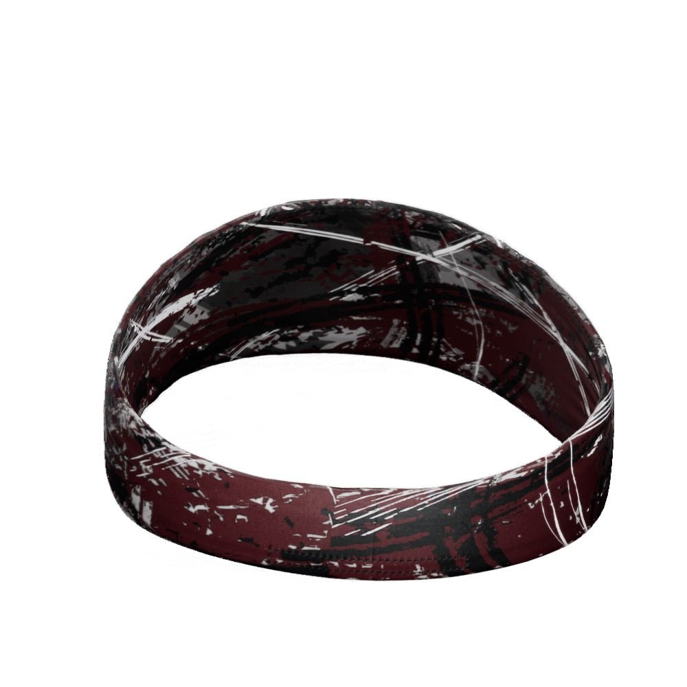 Wicked Maroon Headband for Women - Stretchy Comfortable Yoga Headband - Perfect for Workouts, Running, and Sports