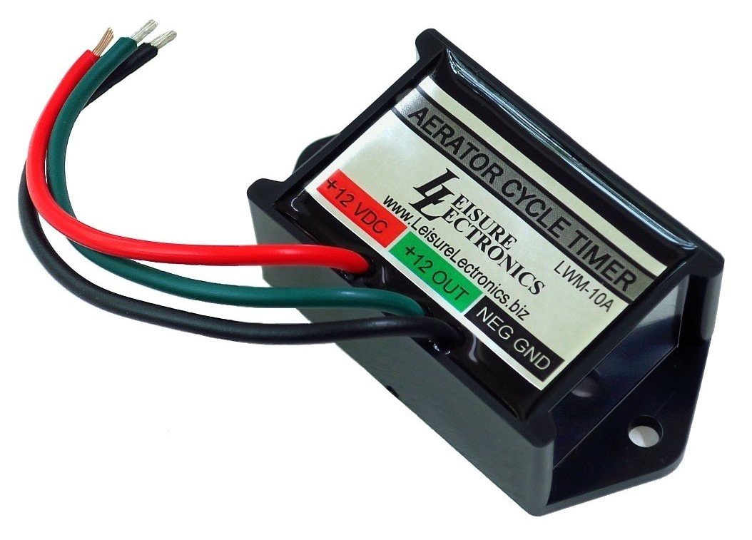 12V Automatic Livewell Timer Aerator Pump for Boats - Oxygenates Bait Tanks & Keeps Fish Alive Longer - Perfect for Fishing, Marine Use & Boat Accessories