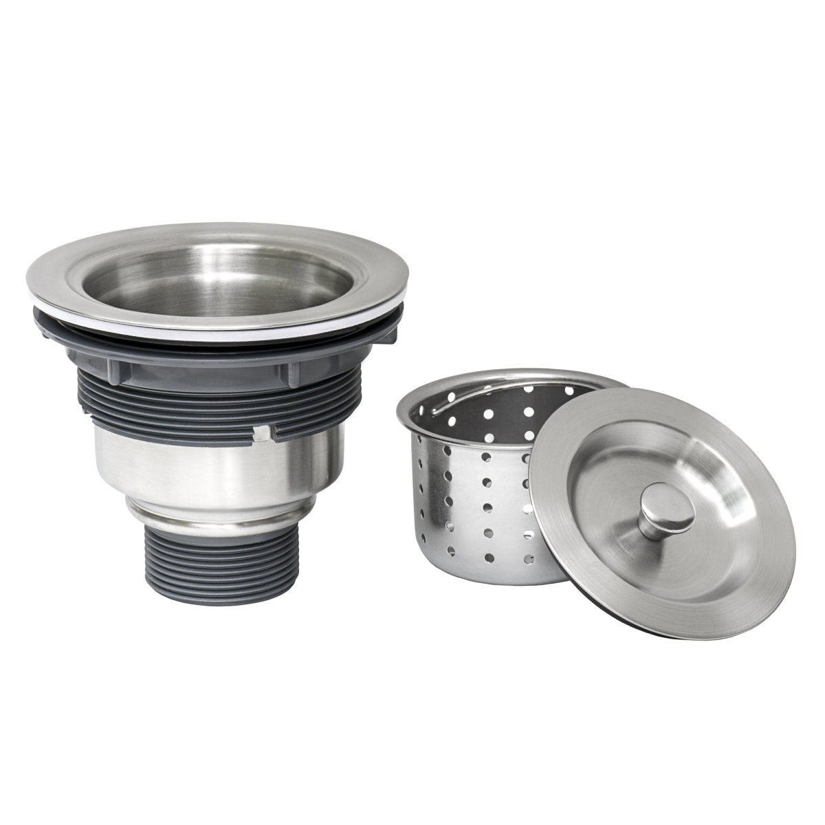 57 Inch Undermount Kitchen Sink - 16 Gauge Stainless Steel Two-Tiered Workstation Sink for Modern Kitchens | Perfect for Food Prep, Dishwashing & Entertaining